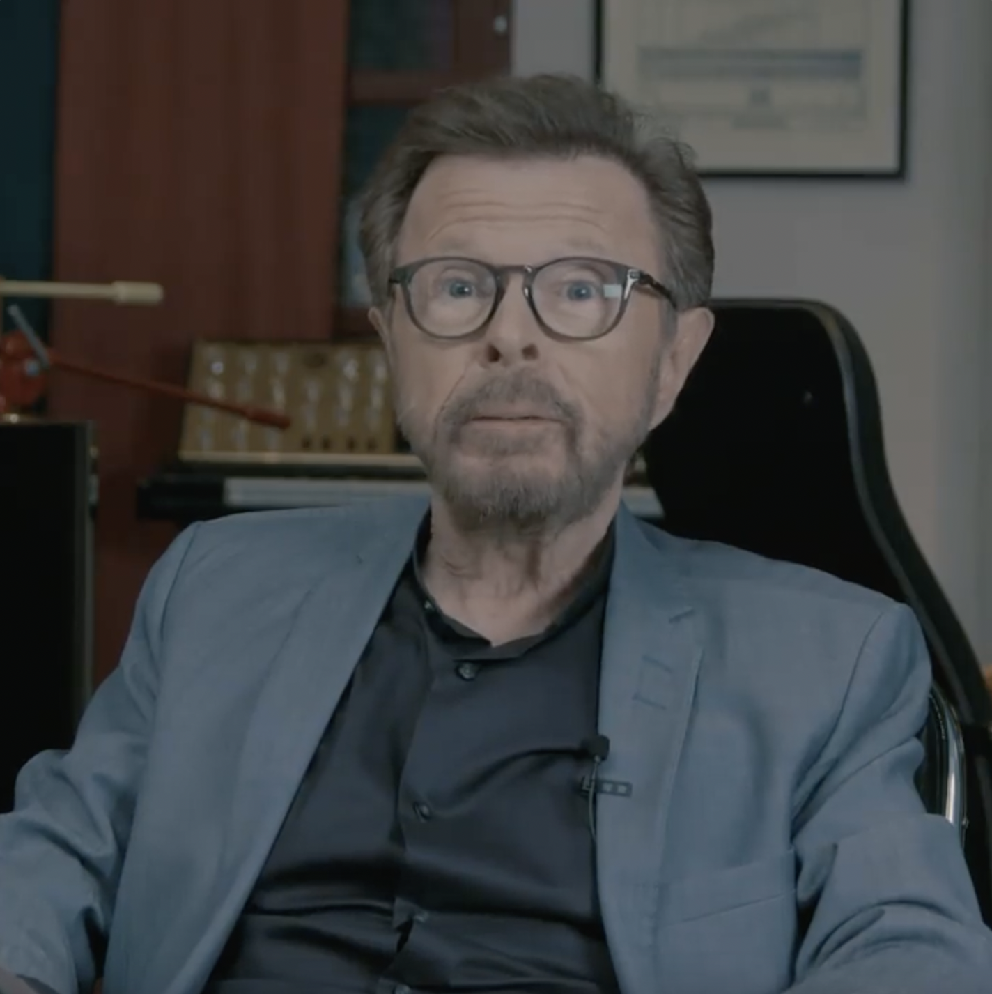 Björn Ulvaeus Accepting on behalf of ABBA